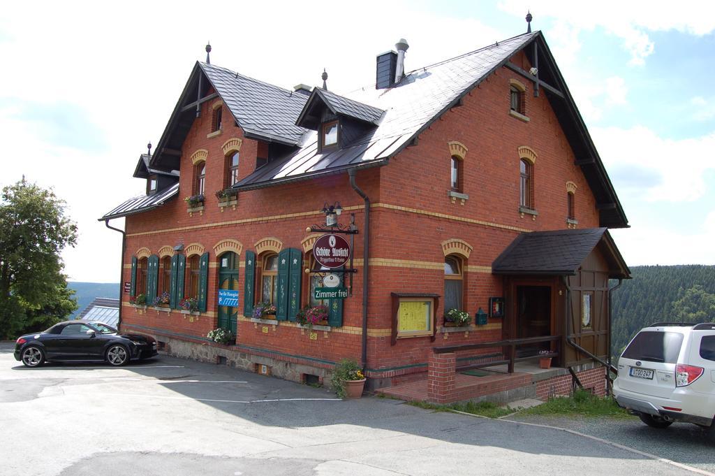 Berggasthaus & Pension Schoene Aussicht Klingenthal Eksteriør bilde